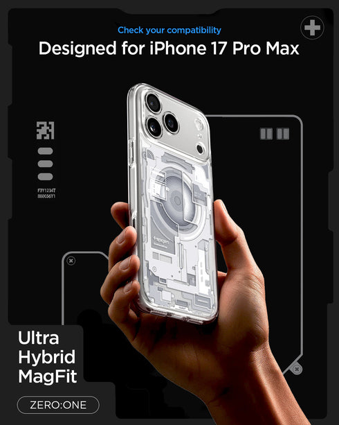 Spigen iPhone 17 Pro Max Case – Ultra Hybrid Zero One (MagFit)